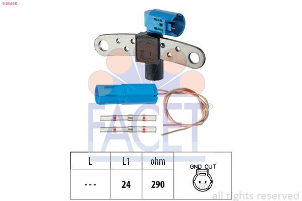 Capteur de régime moteur (Capteur PMH) FACET ref. 9.0543K