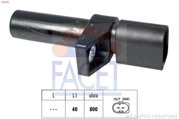Capteur de régime moteur (Capteur PMH) FACET ref. 9.0578