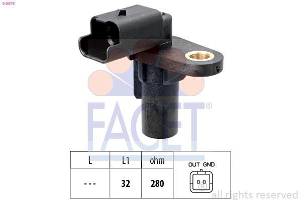 Capteur de régime moteur (Capteur PMH) FACET ref. 9.0579