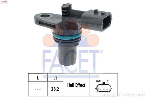 Sensor de revoluciones, control del motor FACET ref. 9.0616