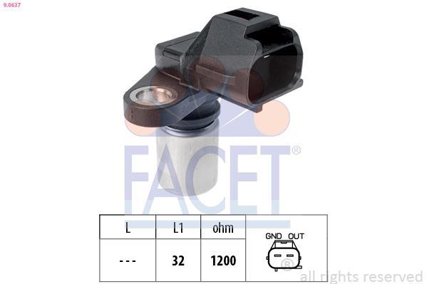 Palpeur de régime, gestion moteur (Capteur PMH) FACET ref. 9.0637