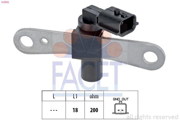 Capteur de régime moteur (Capteur PMH) FACET ref. 9.0658