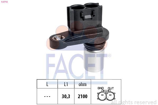Capteur de régime moteur (Capteur PMH) FACET ref. 9.0716