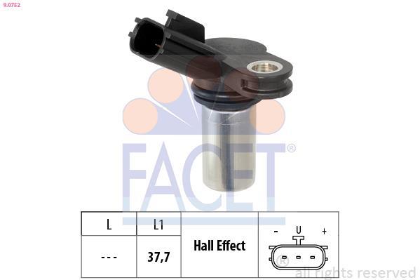 Palpeur de régime, gestion moteur (Capteur PMH) FACET ref. 9.0752