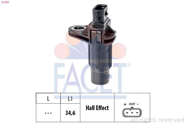 Sensor de rotações motor FACET ref. 9.0762