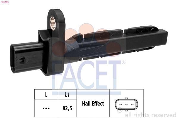 Capteur de régime moteur (Capteur PMH) FACET ref. 9.0783