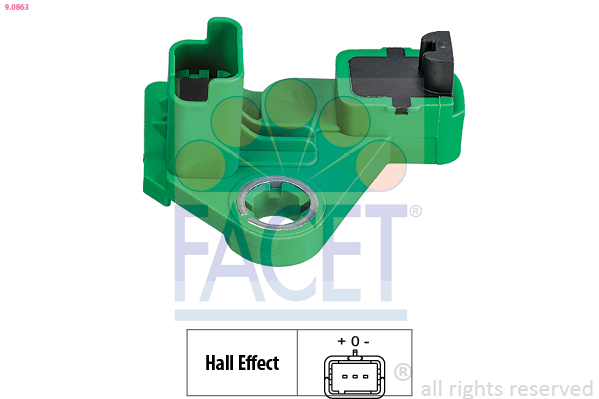 Capteur de régime moteur (Capteur PMH) FACET 9.0863
