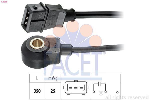 Sensor de batida FACET ref. 9.3016