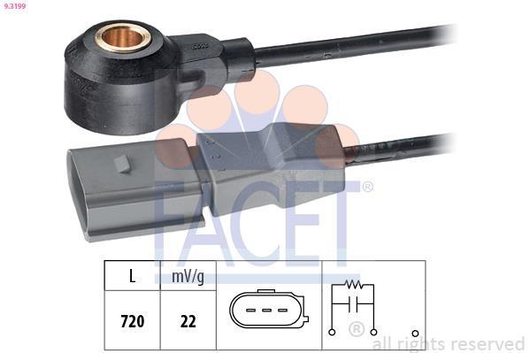 Sensor de batida FACET ref. 9.3199