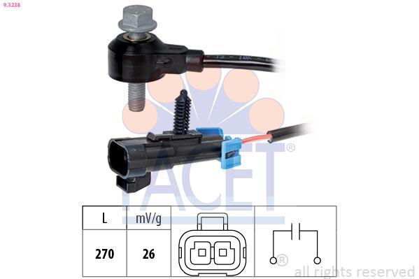 Capteur de cognement FACET ref. 9.3238