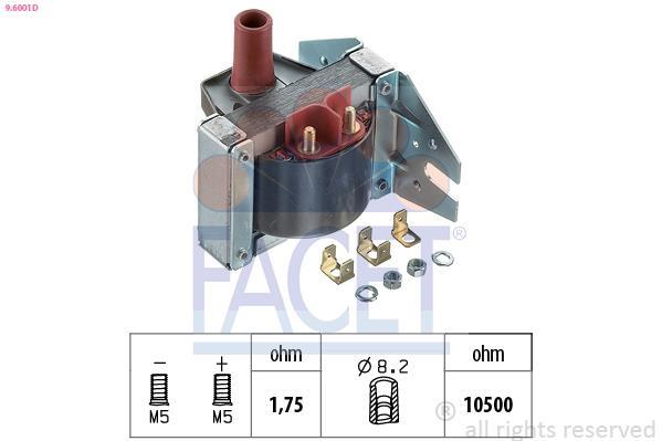 Bobine d'allumage FACET 9.6001D