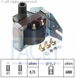 Bobine d'allumage FACET 9.6015