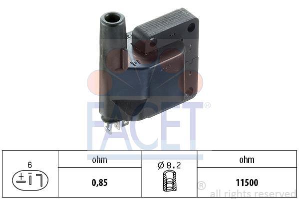 Bobine d'allumage FACET 9.6129