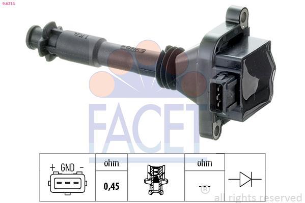 Bobine d'allumage FACET 9.6214