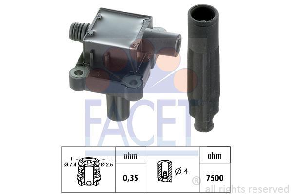 Bobine d'allumage FACET 9.6216K