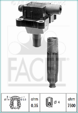 Bobine d'allumage FACET 9.6216K