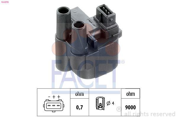 Bobine d'allumage FACET 9.6276