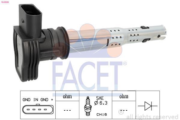 Bobine d'allumage FACET ref. 9.6326