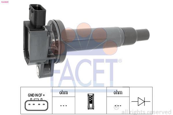 Vela de ignição FACET ref. 9.6359