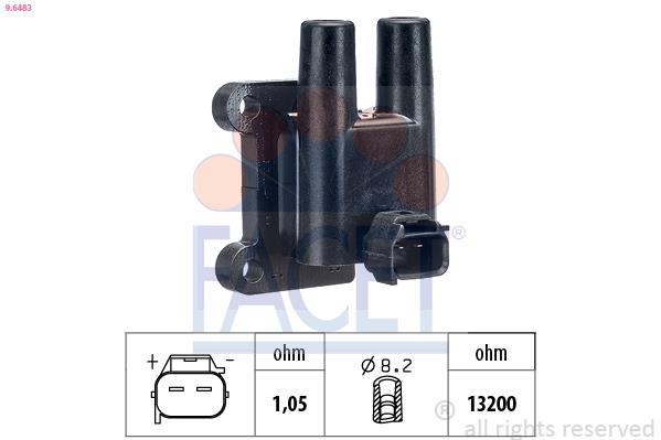 Bobine d'allumage FACET 9.6483
