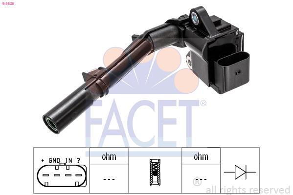 Bobine d'allumage FACET ref. 9.6526