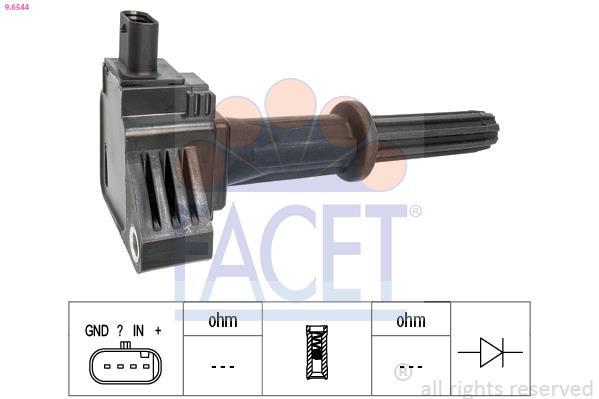 Vela de ignição FACET ref. 9.6544