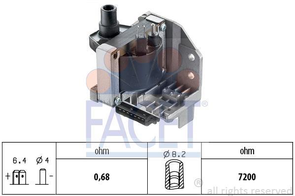Unité de bobine d'allumage FACET ref. 9.8107