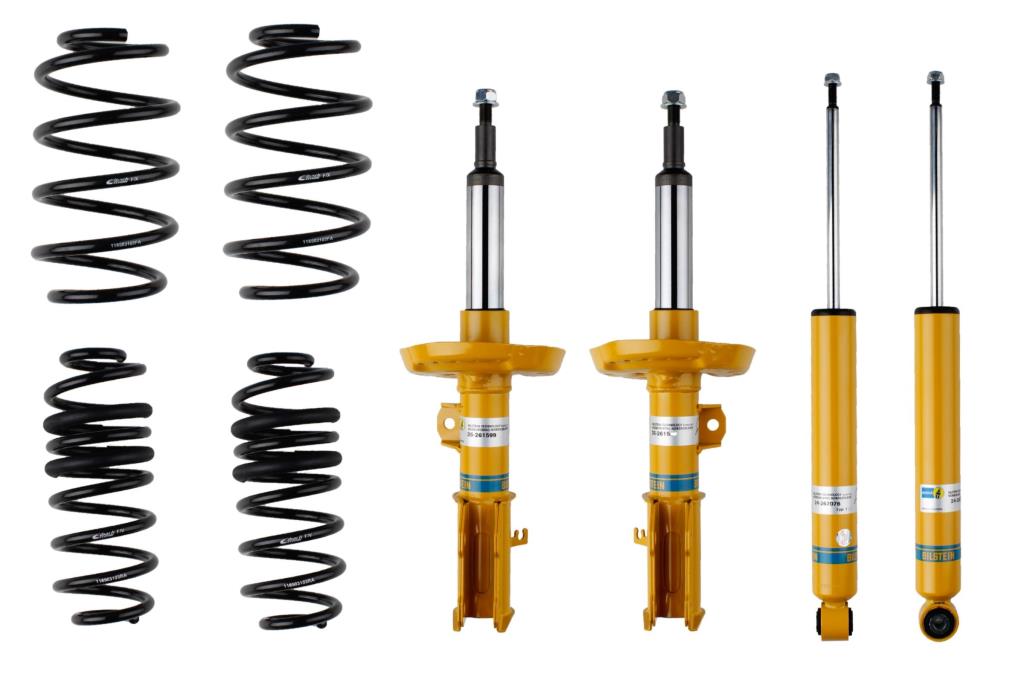 Jeu de 4 amortisseurs + ressorts (Kit suspension) BILSTEIN ref. 46-275318