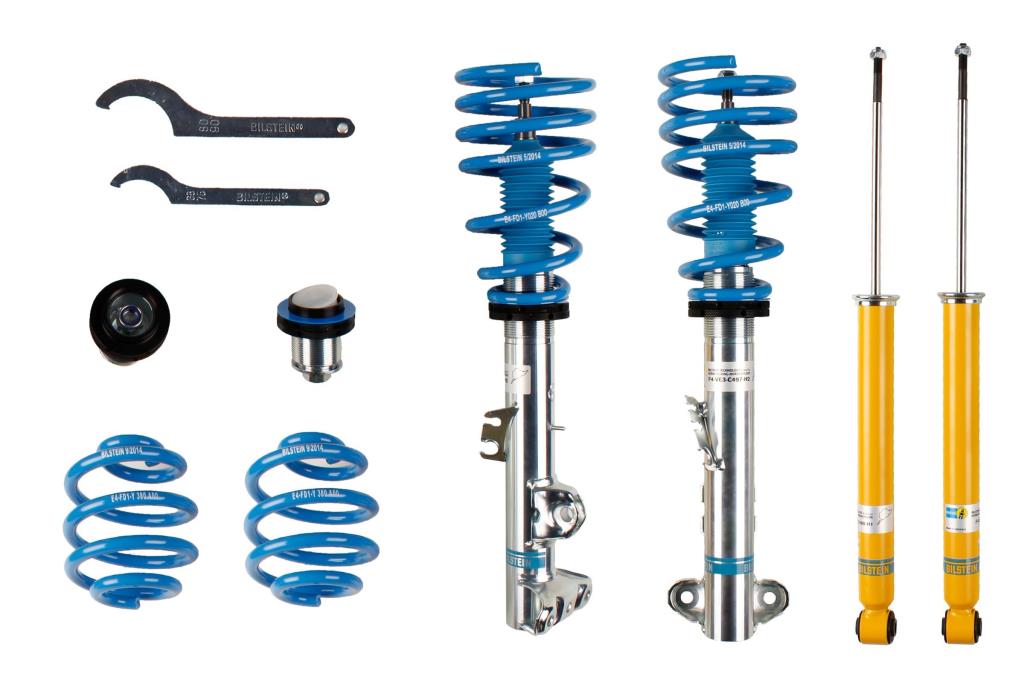 Jeu de 4 amortisseurs + ressorts (Kit suspension) BILSTEIN ref. 47-124813