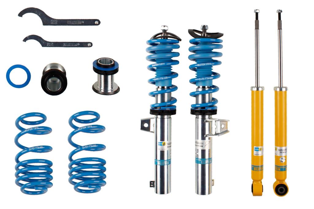 Jeu de 4 amortisseurs + ressorts (Kit suspension) BILSTEIN ref. 47-127708