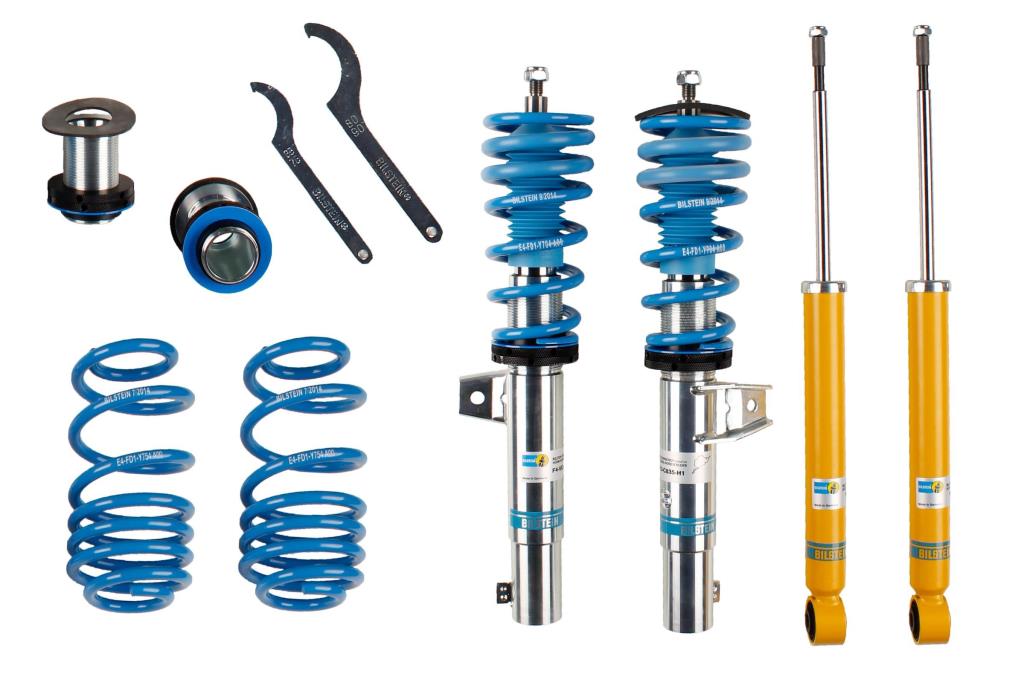 Jeu de 4 amortisseurs + ressorts (Kit suspension) BILSTEIN ref. 47-128347