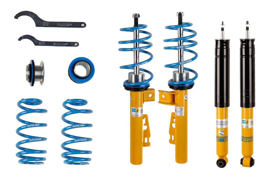 Jeu de 4 amortisseurs + ressorts (Kit suspension) BILSTEIN ref. 47-165403