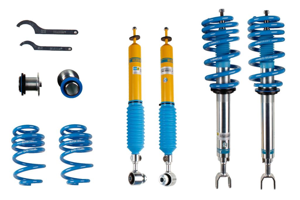 Jeu de 4 amortisseurs + ressorts (Kit suspension) BILSTEIN ref. 48-116541