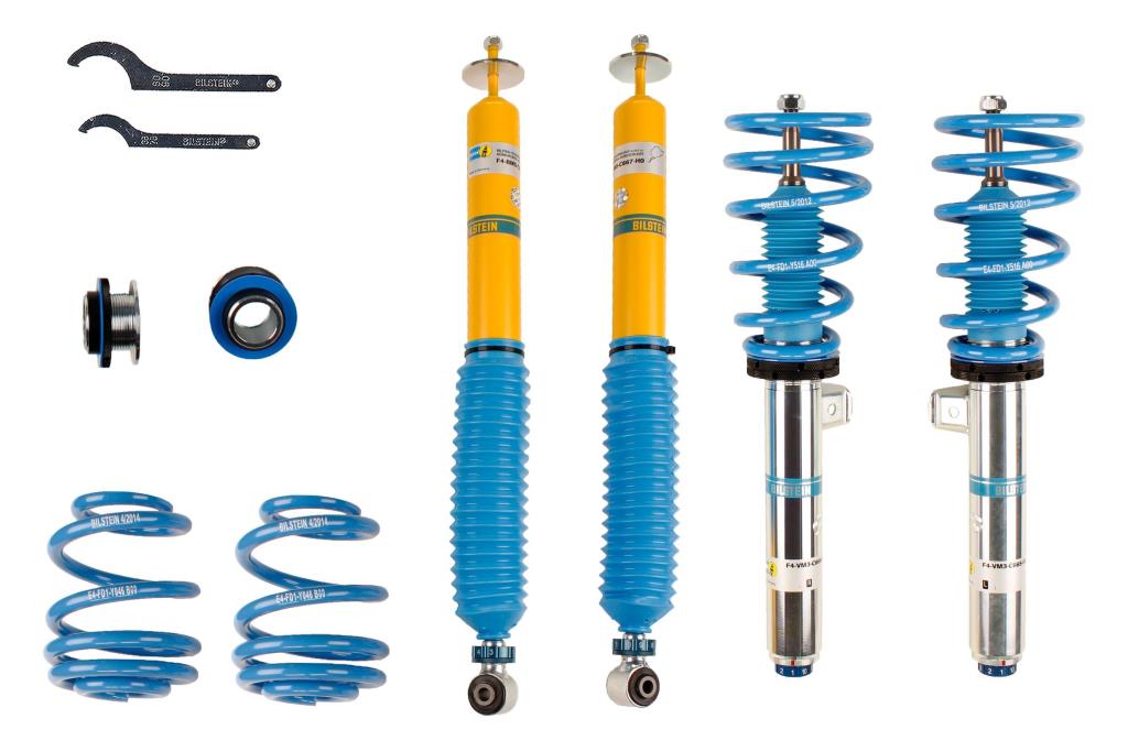 Jeu de 4 amortisseurs + ressorts (Kit suspension) BILSTEIN ref. 48-126687