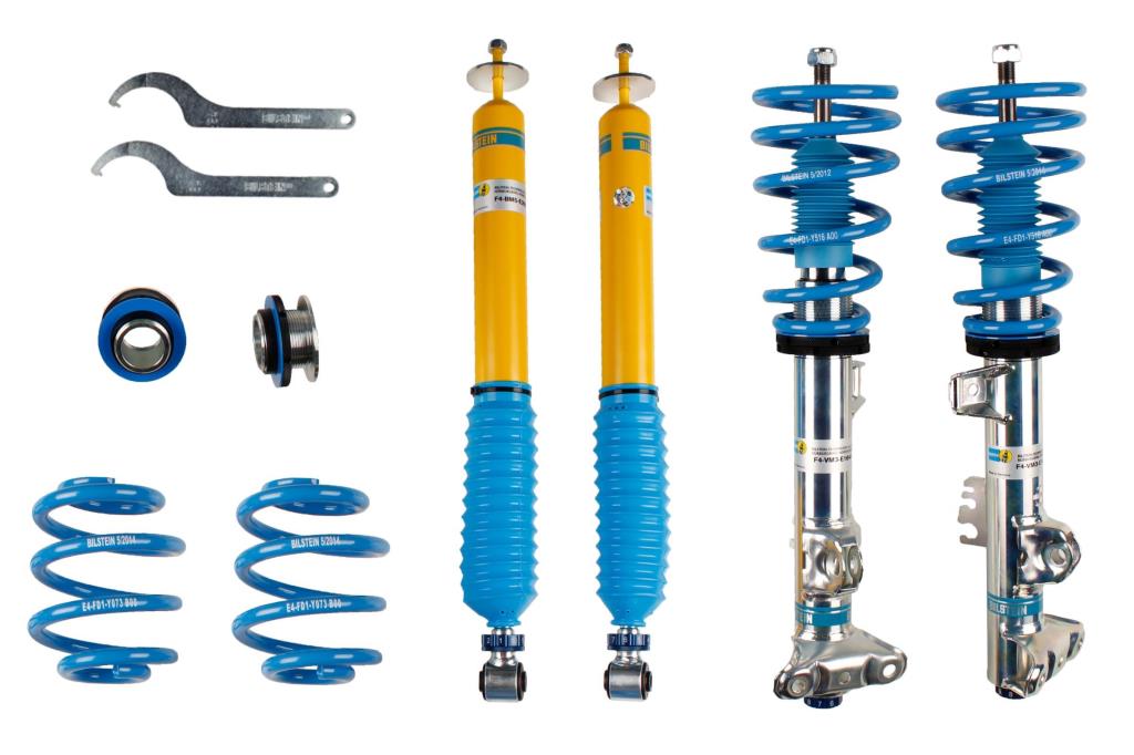 Jeu de 4 amortisseurs + ressorts (Kit suspension) BILSTEIN ref. 48-141635