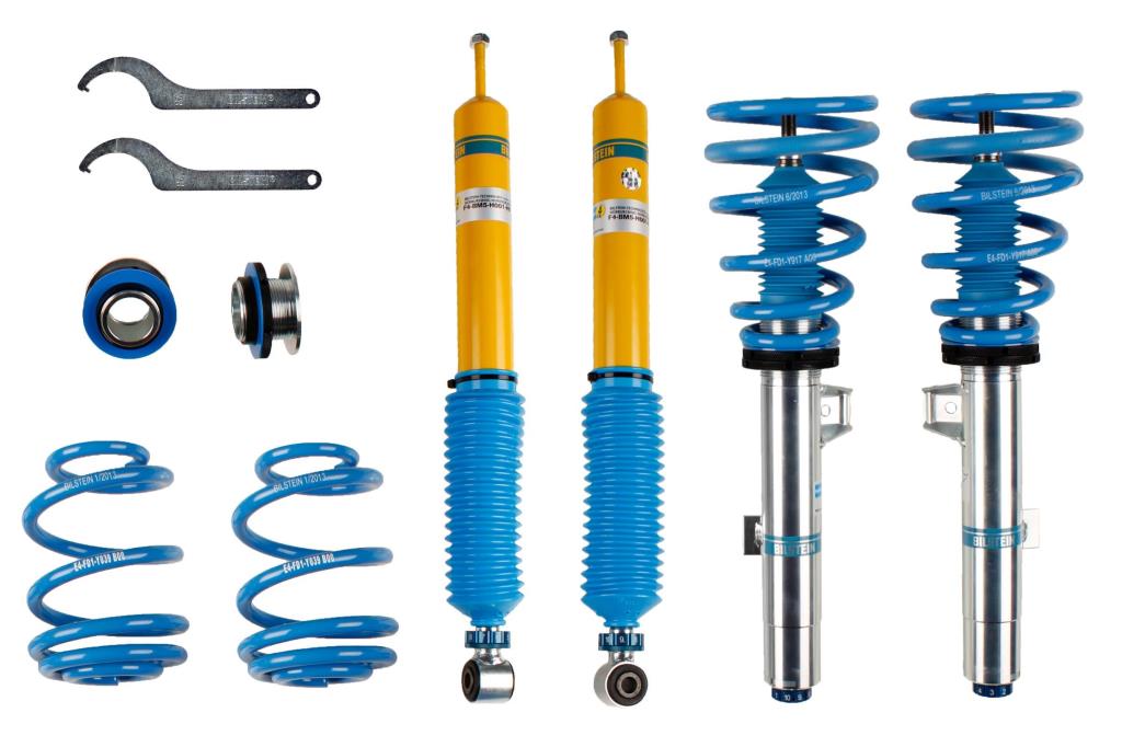 Jeu de 4 amortisseurs + ressorts (Kit suspension) BILSTEIN ref. 48-169998