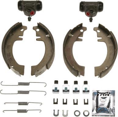 Kit de freins à tambours (Kit de frein arrière) TRW BK1012