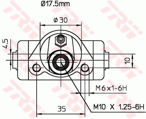 Cylindre de roue TRW ref. BWC150