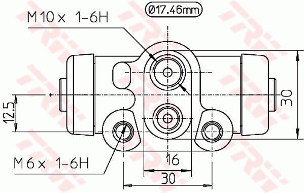 Cylindre de roue TRW BWC173