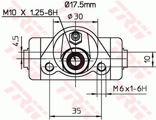 Cylindre de roue TRW BWC240