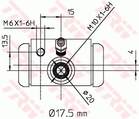 Cylindre de roue TRW ref. BWC243