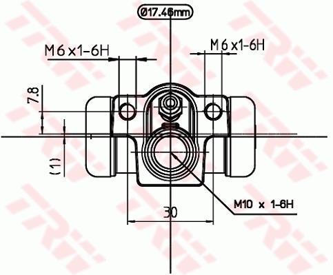 Cylindre de roue TRW BWC244