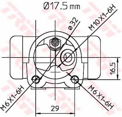 Cylindre de roue TRW BWC248