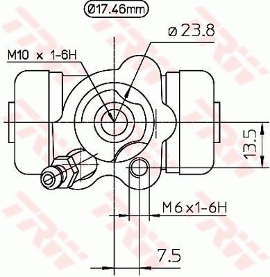 Cylindre de roue TRW BWC249