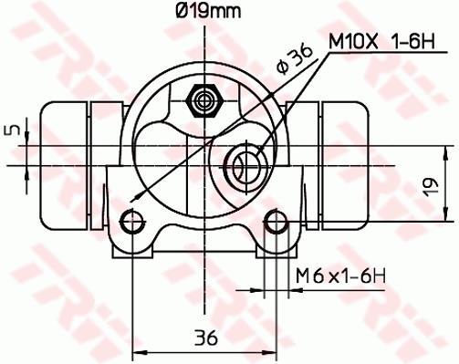 Cylindre de roue TRW BWD137