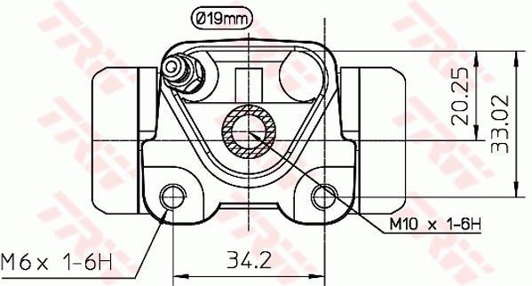 Cylindre de roue TRW ref. BWD270