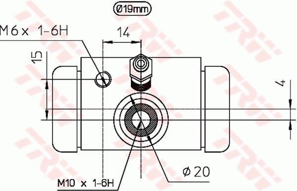 Cylindre de roue TRW BWD310