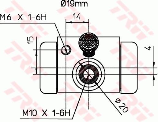 Cylindre de roue TRW BWD316