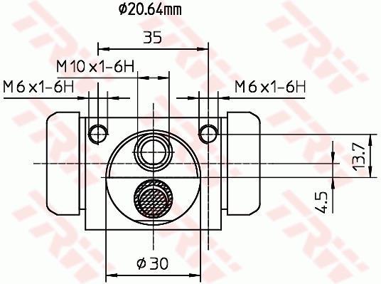 Cylindre de roue TRW BWF318