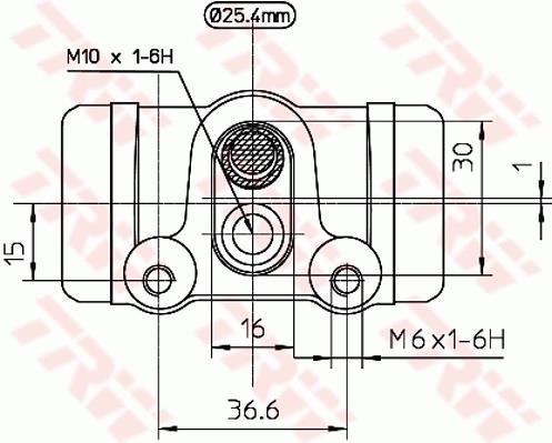 Cylindre de roue TRW ref. BWH142